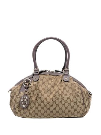 Gucci 2016-2025 GG Canvas Sukey satchel - Brown