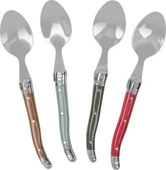 French Home 4-Piece Coffee Spoon Set in Holly Berry at Nordstrom Rack