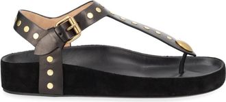 Isabel Marant Black Enore Sandals