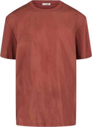 Valentino Silk Blend Paneled T-Shirt