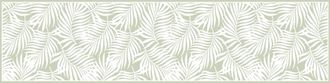 DecoChic Alfombras vin&iacute;licas hojas tropicales verde 48x198 cm