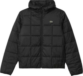 Lacoste Winter Jackets, male, Black, M, Waterproof Puffer Jacket Zip Fastening