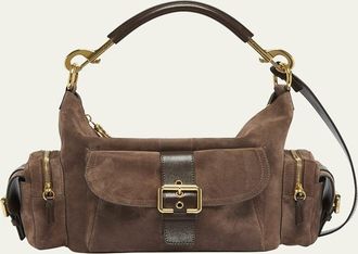Chloé Medium Camera Shoulder Bag in Suede
