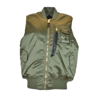 Alpha Industries Jassen - Heren - Bodywarmers - Groen - L - Jassen