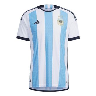adidas Argentina 2022-2023 World Cup Home Authenic Jersey Asia Sizing HF2157