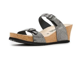 Mephisto Luisa Womens Wedge Shoes Grey Havana : EU 40 (US Womens 10) B - Medium, Leather