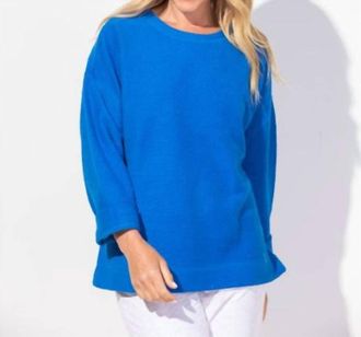 Escape Sundown Crew Pullover In Indigo