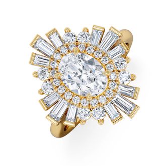 The Diamond Store The Radiance Lab Diamond Ring 2.00ct H/si Set In 9k Gold