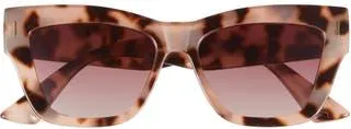 Vince Camuto 53mm Gradient Wide Cat Eye Sunglasses in Oatmeal at Nordstrom Rack