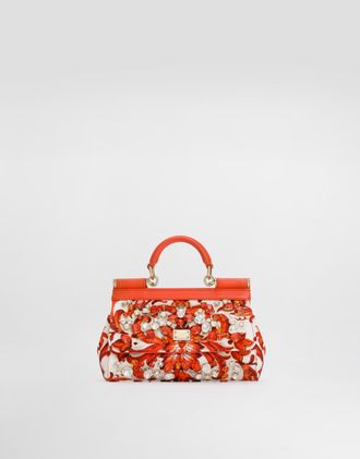 Dolce & Gabbana Mini Sicily Handbag With Bezels - Woman Handbags Multicolor Onesize