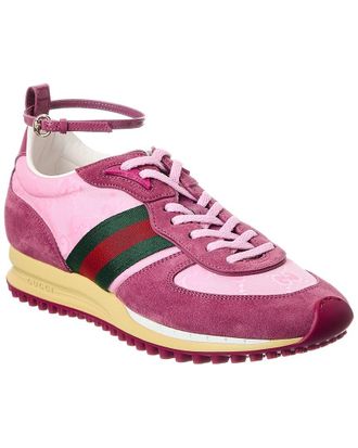 Gucci Re-Motion Gg Nylon & Suede Sneaker