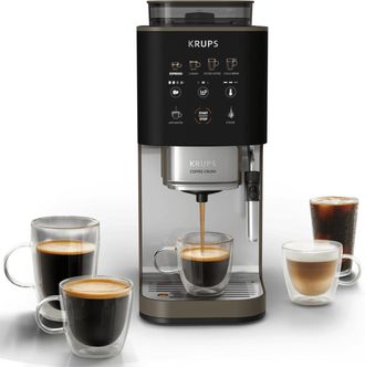 Krups M&aacute;quina De Caf&eacute; De Grano Krups Sa403be0 Coffee Crush Experience Taupe