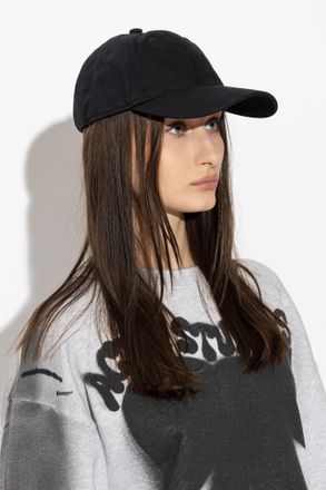 Acne Studios Baseball Cap, Unisex, Black