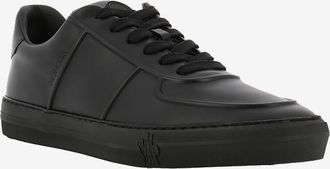 Moncler Niedrige Schnürsneakers aus Glattleder Neue York