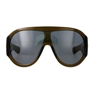 Bottega Veneta Shield Zonnebril - unisex - Accessoires - Groen - Maat: ONE Size