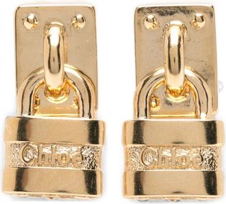 Chlo&eacute; Accessoires, Dames, Geel, ONE Size, Lucchetti Oorbellen