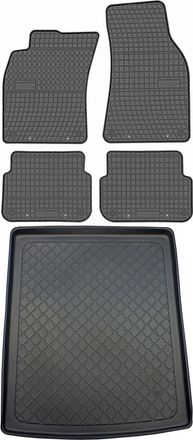 OEM Juego De Alfombrillas De Goma Para Coche Y Maletero Para Audi A6 C6 Kombi (2004-05.2006)