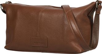 Burkely Leather Shoulder Bag Soft Skylar Crossover Bag Chestnut Brown