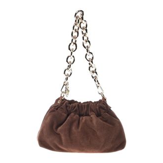 Baldinini Suede Handbag - female - Baldinini - Handbags - Brown - ONE SIZE - Bags