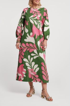 Frances Valentine Minnow Maxi Dress Modern Palm in Treetop/multi at Nordstrom, Size X-Large