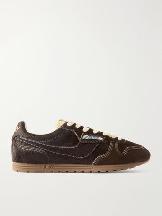 Autry Sneakers In Cavallino Windspin - Marrone