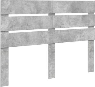 vidaXL Cabecero Gris Concreto 150 Cm Madera De Ingenier&iacute;a Vidaxl