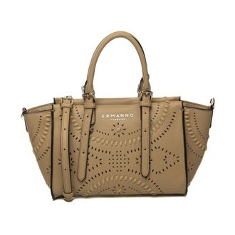 Ermanno Scervino Tassen, Dames, Beige, ONE Size, Leer, Angelina Handtas