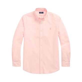 Polo Ralph Lauren Oxford Overhemd - Heren - Casual Overhemden - Roze - 2XL - Katoen - Overhemden