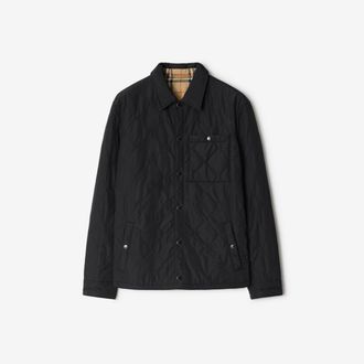 Burberry Reversible Quilted Nylon Overshirt, Size: XXL
