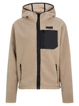Ziener Fleecejacke ZIENER JUHA-Z midlayer man, Herren, Gr. 48, beige (sandstone), Obermaterial: 100% Polyester, Jacken Fleecejacke