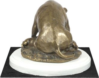OEM Staffordshire Bull Terrier, Staffik, Staffi I - Estatuilla De Perro, Figura Sobre Base Blanca, Trofeo Para Una Exposici&oacute;n Canina De La Marca Art-dog