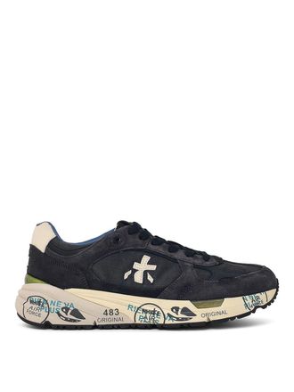 Premiata Mase 25 Grey Suede Blend Sneakers