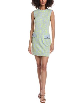 Tyler B&ouml;e Blue Mosaic Mini Dress