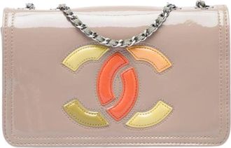 Chanel Pre-owned Vintage Schoudertas - Dames - Vintage Schoudertas - Beige - ONE Size - Leer - Vintage