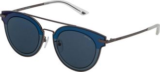 Police SPL543G 568B Mens Sunglasses Grey Size 50