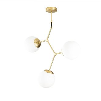 Wonderlamp L&aacute;mpara De Techo Mulen Oro (3 Luces)