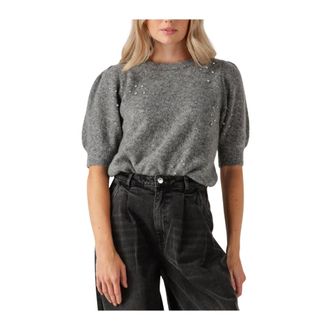 Janice Dames, Truien, Grijs, Maat: 2XL Wol