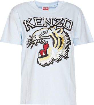 Kenzo T-shirt With Tiger Embroidery