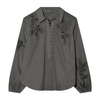 Gustav Overhemden, Dames, Groen, 3Xl, Blouse