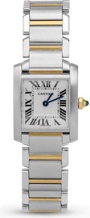 Cartier Pre-owned Cartier Tank Franaise Quartz White Dial Ladies Watch 2384