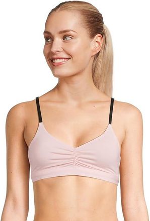 MeUndies Feel Free Ruched Bralette Womens Bra Peony : XL, Elastane/Modal/Synthetic