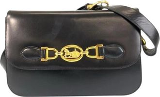 Celine Pre-owned Cross Body Bags, female, Black, Size: ONE SIZE Pre-owned Vintage Shoulder Bag