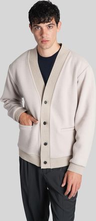 Barena Cavian Cardigan In Grey Wool