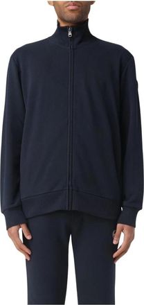 Colmar Sweatshirt Activewear met Hoge Hals - Heren - Vesten met rits - Blauw - L - Katoen - Hoodies & sweatvesten