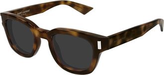Saint Laurent SL 838 Zonnebril - unisex - Zonnebrillen - Bruin - 49 MM - Accessoires