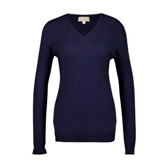 120% Lino Mujer, Jerseys, Azul, Talla: M