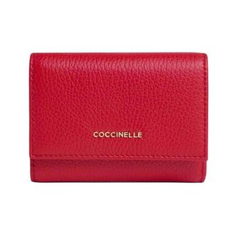 Coccinelle Wallets & Cardholders, female, Red, Size: ONE SIZE Metallic Small Wallet