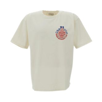 Rhude Automobile Club Tee - Tops - Hombre - Blanco - L