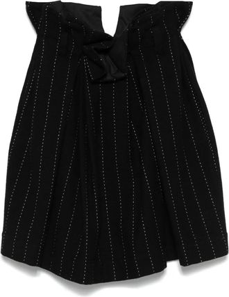 Vivienne Westwood Minigonna plissettata 2016-2017 - Nero