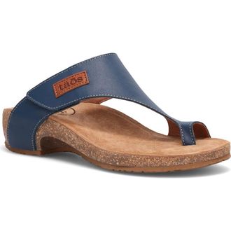 Taos Loop Toe Loop Sandal in Deep Sea Blue at Nordstrom, Size 10-10.5Us